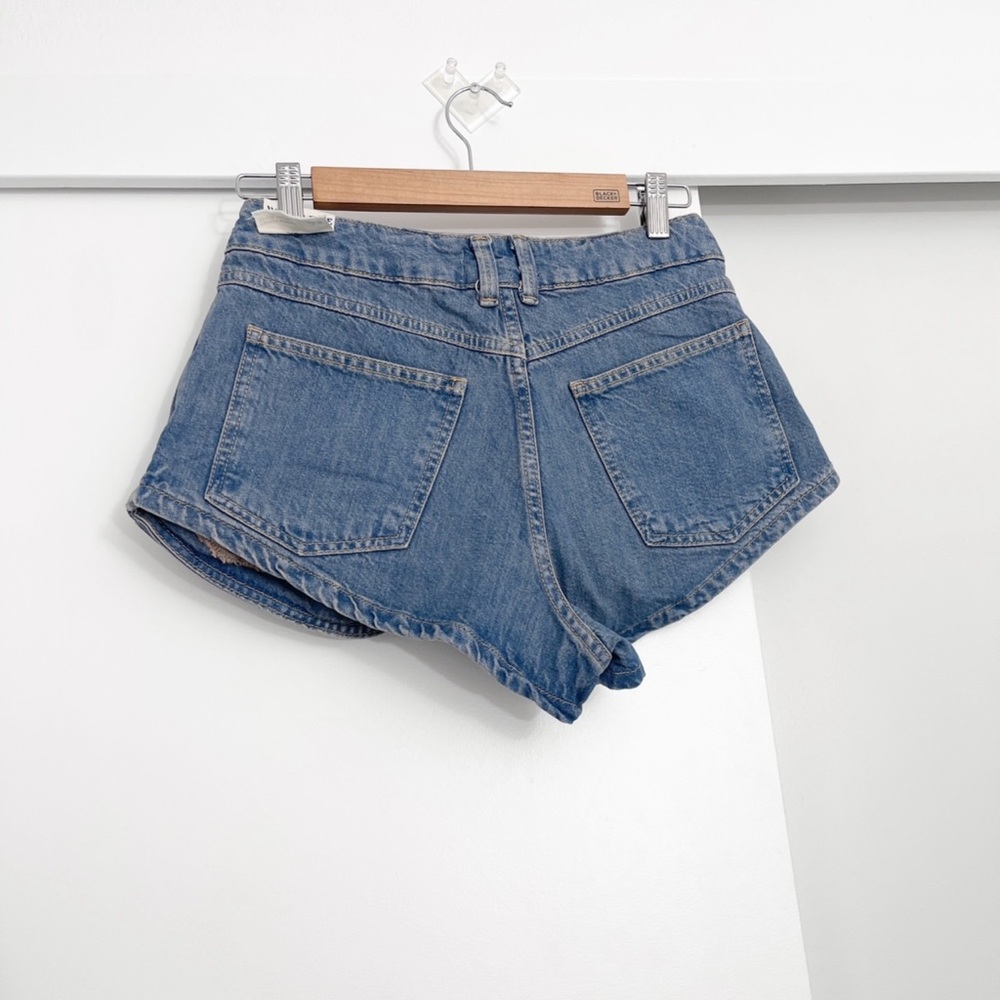NWOT Free People Prince Street Denim Micro Shorts Size 27 - Picture 6 of 10